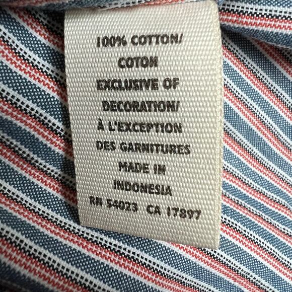 Mens Casual Shirt 100% Cotton Long Sleeve Button Down Collar Old Navy Sz Large - Picture 5 of 14